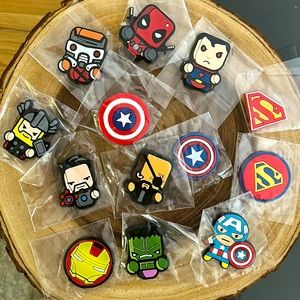 Pack of Superhero Magnets Marvel DC Refrigerator Magnets Thor Iron Man Superman